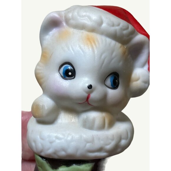 HOMCO Christmas Cats in Boots Figurine #8903 - Picture 5 of 13